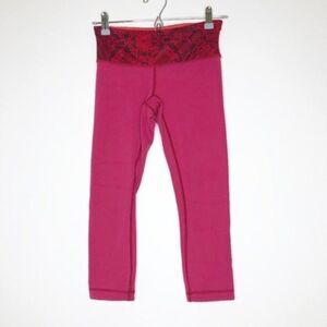 LULULEMON Wunder Under Reversible Crop Leggings 